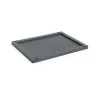 Colour Crate lock plastic medium, Charcoal