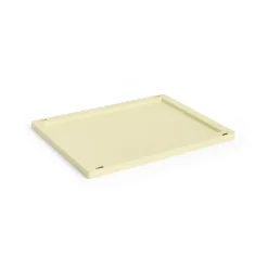 Colour Crate lock plastic medium, Light yellow