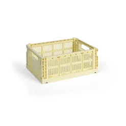 Colour Crate M 26,5x34,5 cm, Light yellow