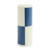 Column Candle blockljus large 25 cm, Milky green-dark blue