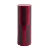 Column Candle blockljus large 25 cm, Wine-bordeaux large check