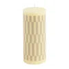 Column Candle blockljus small 15 cm, Cream-sand