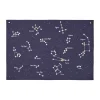 Constellation textilkarta, Dark blue, 70x100 cm