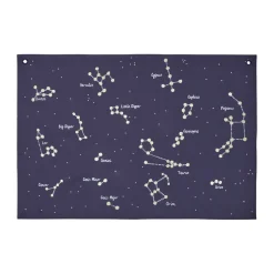 Constellation textilkarta, Dark blue, 70x100 cm