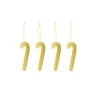 Cooee julhänge mässing 4-pack, Candy cane