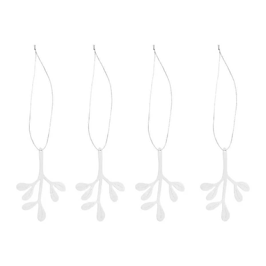 Cooee julhänge stainless steel 4-pack, Mistletoe