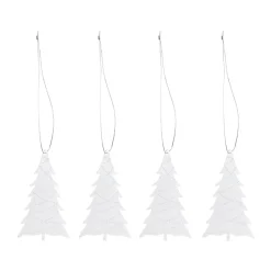 Cooee julhänge stainless steel 4-pack, Tree