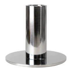 Cooee ljusstake low 7 cm, Stainless steel