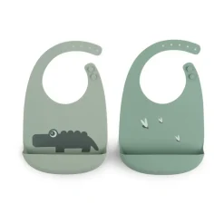 Croco haklapp 2-pack, Green