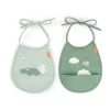 Croco Tiny haklapp 2-pack, Green