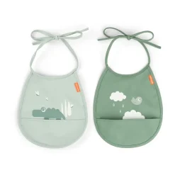 Croco Tiny haklapp 2-pack, Green