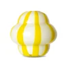 Curlie vas 20 cm, Gul