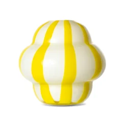 Curlie vas 20 cm, Gul