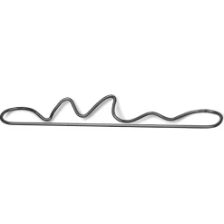 Curvature handdukshängare, Svart mässing