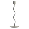 Curved ljusstake 23 cm, Sand