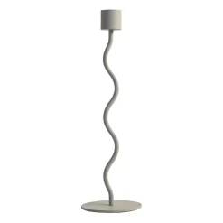 Curved ljusstake 26 cm, Sand