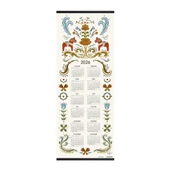 Dalahäst kalender 2026, 35x90 cm