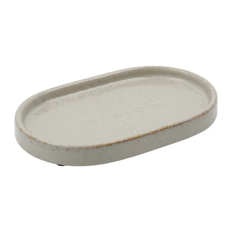 Datura bricka 12,5x20 cm, Shellish grey