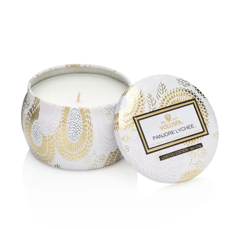 Decorative tin ljus 25 timmar, Panjore Lychee