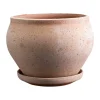 Delphi kruka med fat 2 delar, Rosa, Ø24 cm, low