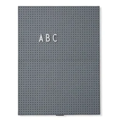 Design Letters bokstavstavla A4, mörkgrå