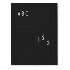Design Letters bokstavstavla A4, Svart
