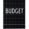Design Letters budgetbok, Svart