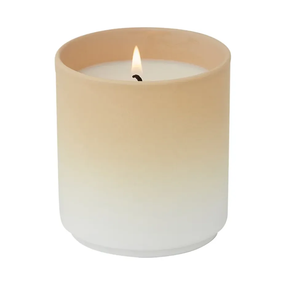 Design Letters dip dye doftljus Ø8 cm, Beige