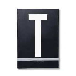 Design Letters personlig anteckningsbok, T