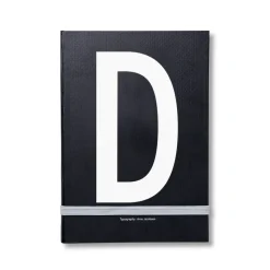 Design Letters personlig anteckningsbok, D