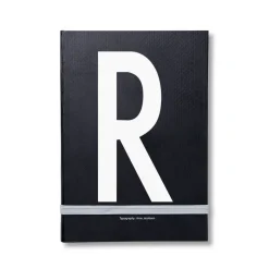 Design Letters personlig anteckningsbok, R