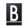 Design Letters personlig anteckningsbok, B