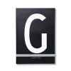 Design Letters personlig anteckningsbok, G