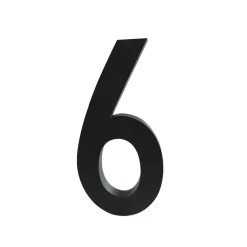 Design Letters siffror aluminium 50 mm, 6