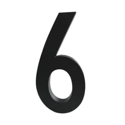 Design Letters siffror aluminium 100 mm, 6