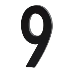 Design Letters siffror aluminium 100 mm, 9