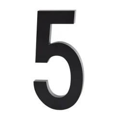Design Letters siffror aluminium 100 mm, 5