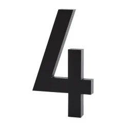 Design Letters siffror aluminium 100 mm, 4