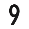 Design Letters siffror aluminium 50 mm, 9