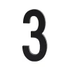 Design Letters siffror aluminium 50 mm, 3