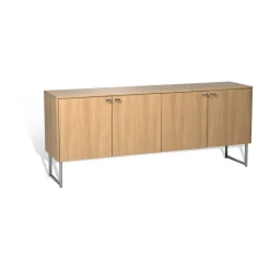 Deus sideboard 60 cm, Vitpigmenterad mattlackad ek