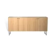 Deus sideboard 75 cm, Vitpigmenterad mattlackad ek