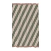 Diagonal duschdraperi 150x200 cm, Dark olive
