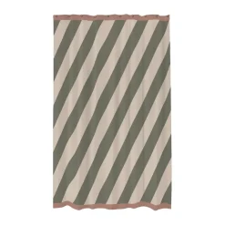 Diagonal duschdraperi 150x200 cm, Dark olive