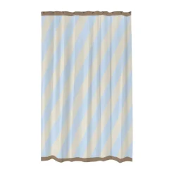 Diagonal duschdraperi 150x200 cm, Light blue