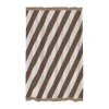 Diagonal duschdraperi 150x200 cm, Chocolate