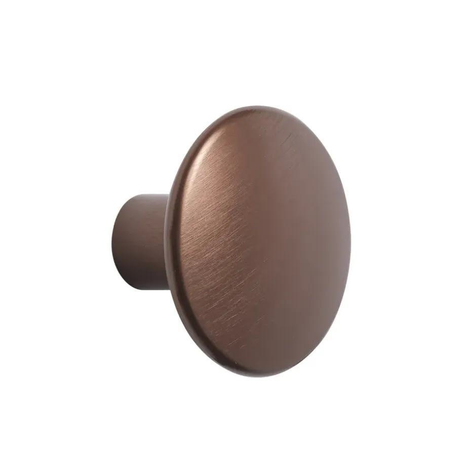 Dots metal Ø3,9 cm, Umber