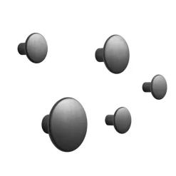 Dots Metal 5-pack, Black