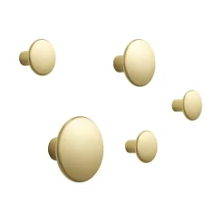 Dots Metal 5-pack, Brass