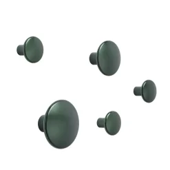 Dots Metal 5-pack, Dark green